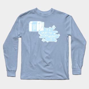 Cry Over Spilled Milk (Blue) Long Sleeve T-Shirt